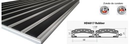 Stergator Aluminiu HD6017 Rubber